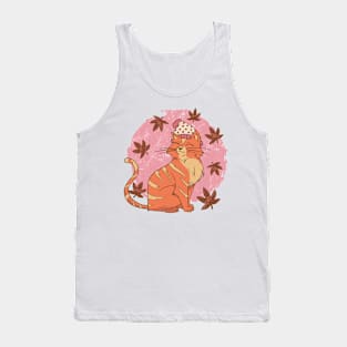 Happy Fall Cat Tank Top